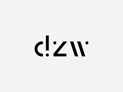 dzw branding branding design design graphic design graphicmark idenity logo logotype monogram symbol typography vector w91 wordmark workshop91
