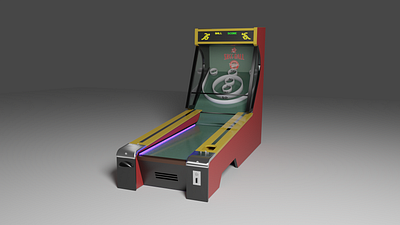 3D skeeball machine 3d arcade machine skeeball