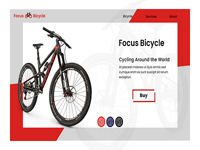 Bicycle Website Design