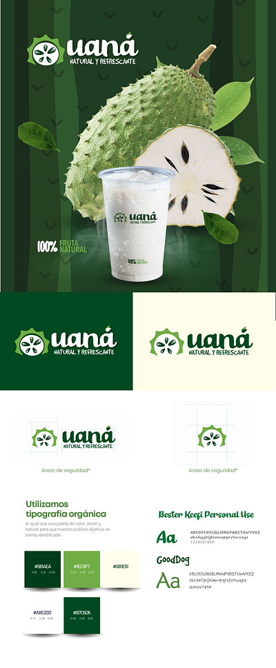 Uaná Logo Design, brand design and graphic concept branding graphic design logo