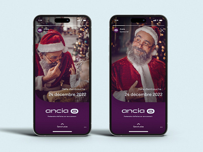 Ancia | Christmas Concept artdirection christmas concept design hiring mobile social media story