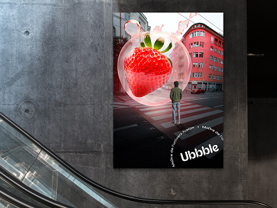 Ubbble | Advertising concept ads advertising affichage artdirection design graphic design poster