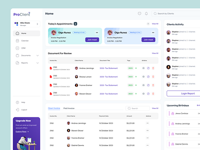 Document Management Portal appointment calendar dashboard design document management documents scheduling ui upgrade upload