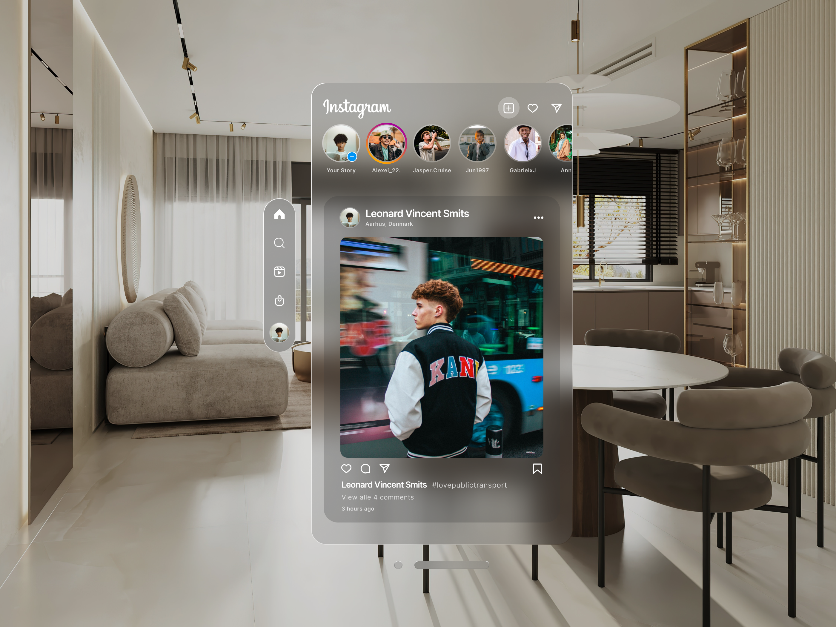 Apple Vision Pro - Instagram - Concept