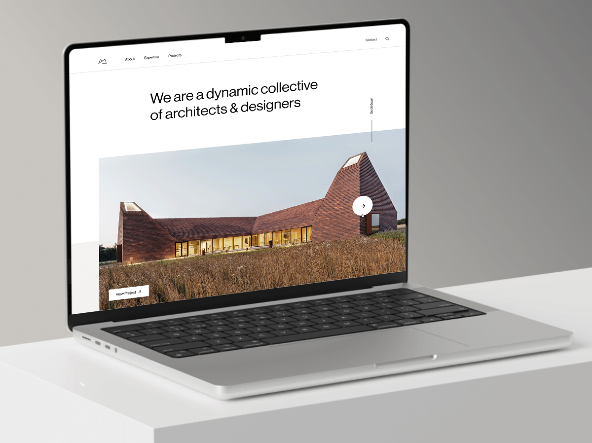 Architecture studio website architecture design studio ui webdesign website