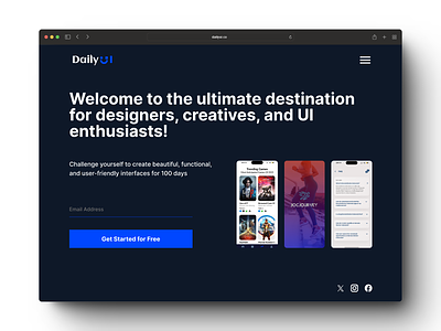 Daily UI #100 - Redesign Daily UI 100 dailyui redesign daily ui