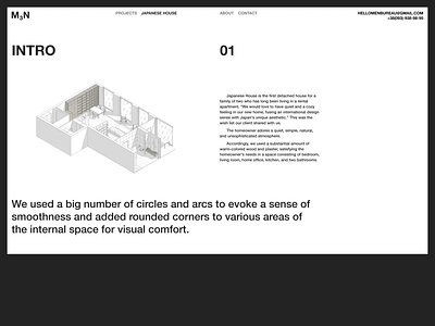 M3N Bureau — Japanese House architecture m3n minimalism ui web web design