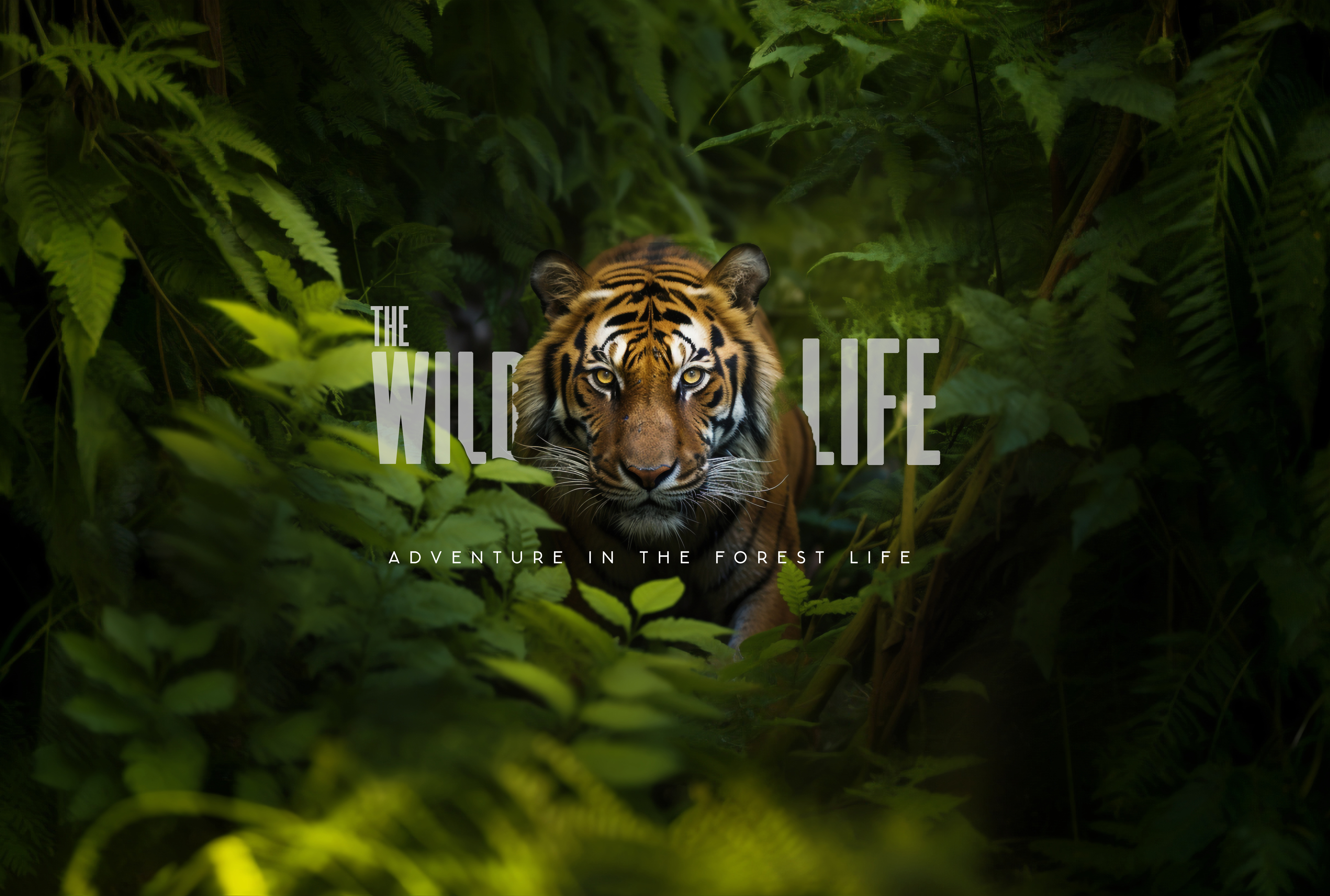 Wild life creative post creative image graphic design nature post design social media post tiger creative image tiger post design wild life wild life creative image