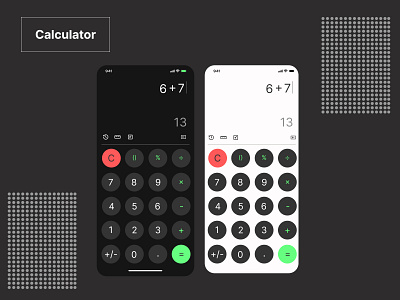 First design of a calculator app branding design graphic design illustration logo typography ui ux vector