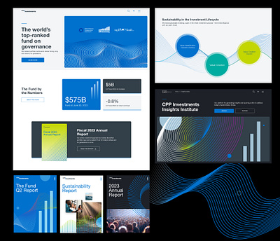 Brand Expression Exploration blue branding data design finance government graphic device identity pattern reports shapes ui web