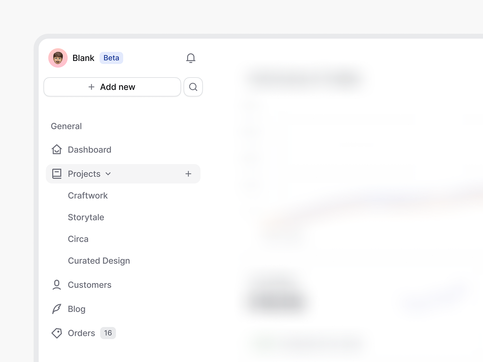 Sidebar menu by Craftwork Studio for Craftwork on Dribbble