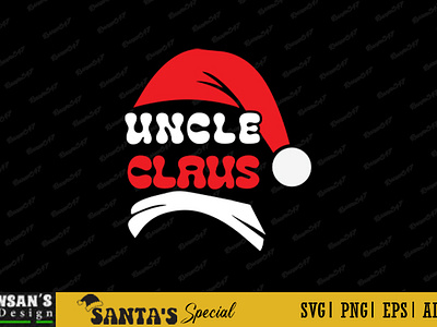 Uncle Claus Christmas T-Shirt santas favorite