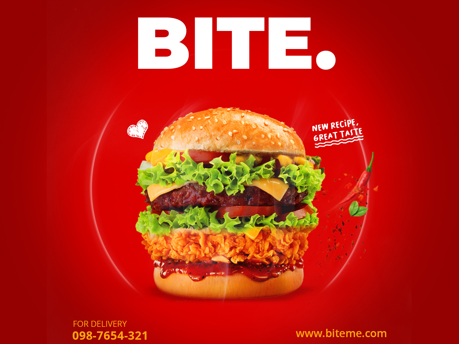 Bite Food Flyer By Arvein Nuary On Dribbble bite-food-flyer-by-arvein-nuary-on-dribbble