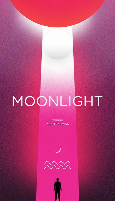 Moonlight art color design graphic design illustration illustrator moonlight vector