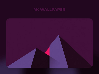 Pyramid 4K Wallpaper 4k background dark desktop illustration light minimal pyramid shapes wallpaper
