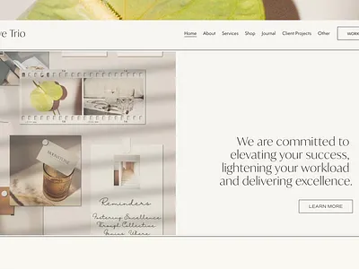 Squarespace Website / Minimalist Elegant blogging website branding coaching website design feminine website modern website squarespace ui web design website website template wix website