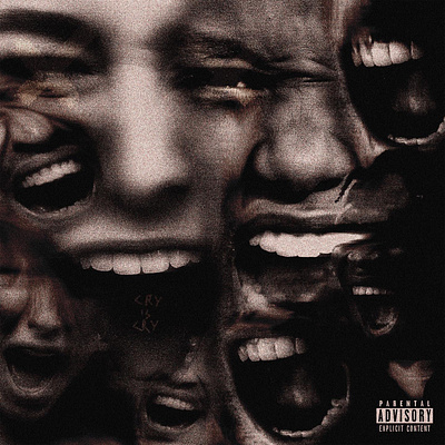 cry is cry - cover album album cover cry mouth photo photoshop picture
