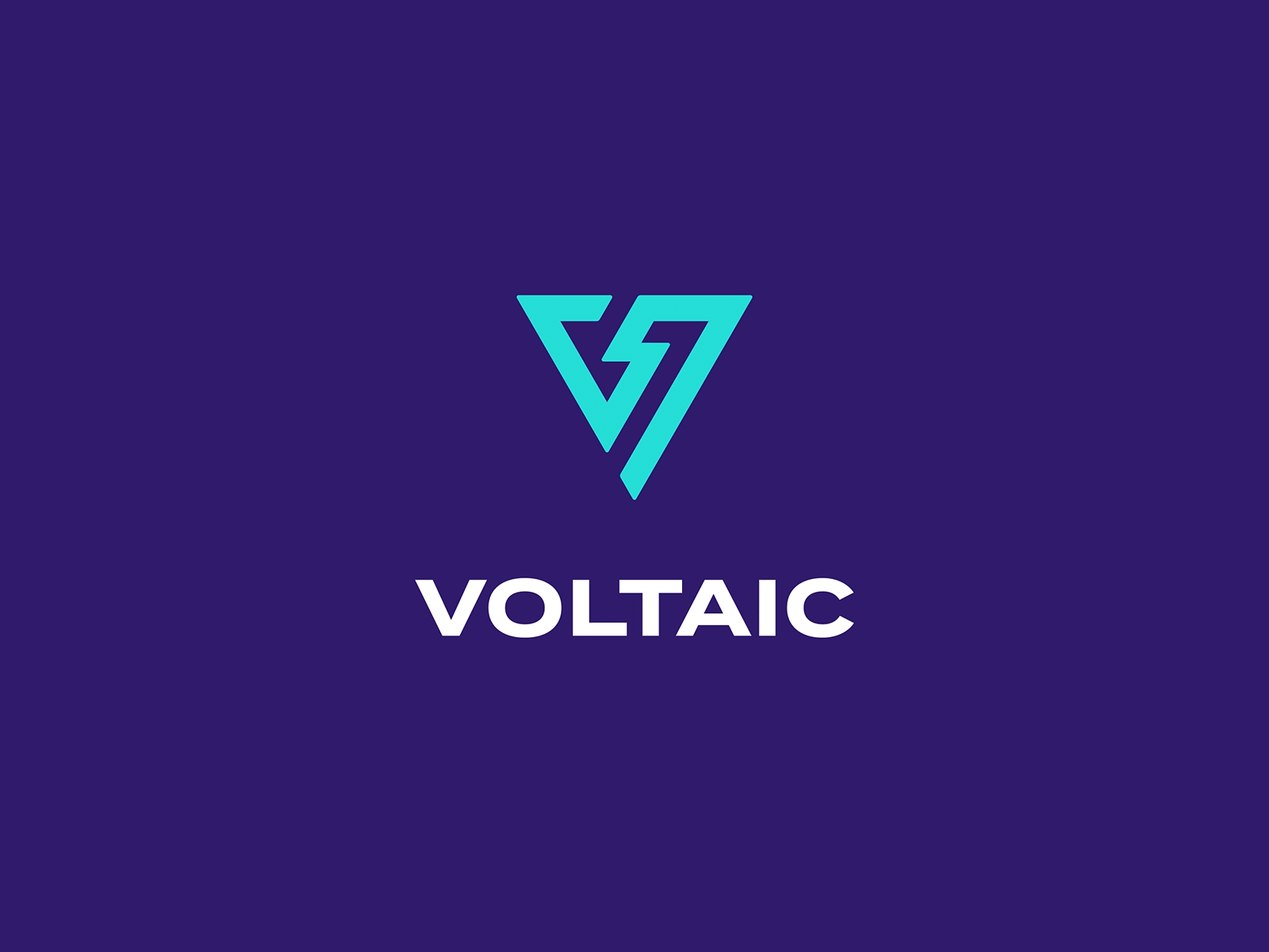 Voltaic abstract animation bolt brand identity branding daniel bodea electricity energy game gaming kreatank lightning logo animation tech technology thunder v letter visual identity volt voltage