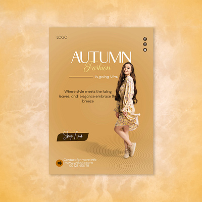 Autumn-themed Posters branding graphic design