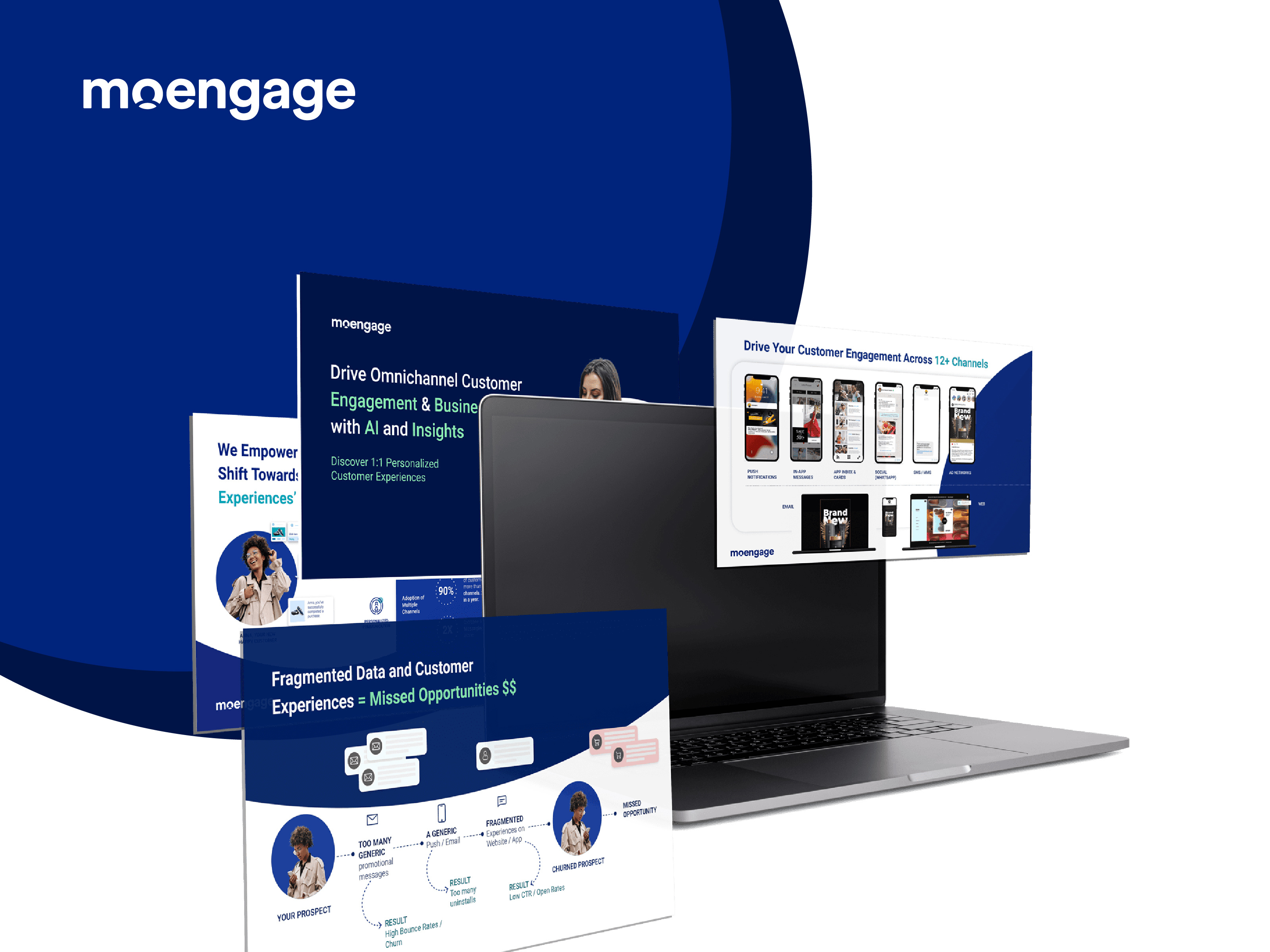 Case Study: MoЕngage – Design and Creative Services ad design ads animation banner ebook event branding graphic design landing page marketing marketing materials post design social media ui ux video web design
