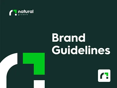 Natural Growth Brand identity & Logo Design. brand identitiy branding graphic design green logo design growth logo logo design logo designer natural logo