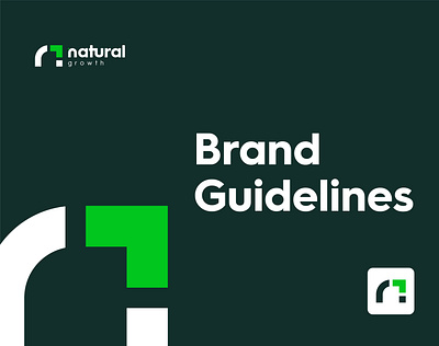 Natural Growth Brand identity & Logo Design. brand identitiy branding graphic design green logo design growth logo logo design logo designer natural logo