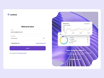 Analytics board login - Concept analytics analytics platform authorisation clean design log in login minimal product design ui ux