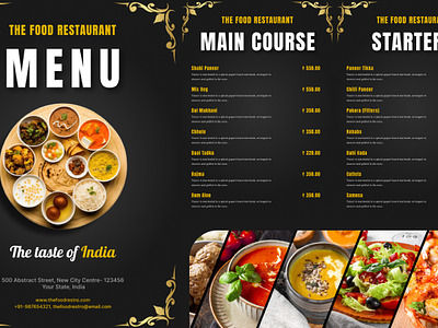 Elegant Menu Design banners branding creative design custom menus dribbble portfolio food menu graphic design menu design menu redesign posters print design restaurant branding restaurant menu