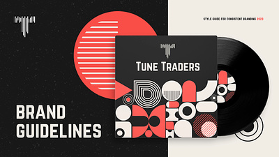 Brand Identity for a Vintage Music Store brand identity branding colorful graphic design logo logo design music shop type typography vintage vintage design vintage graphics