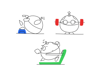 Workout design graphic design gym icon illustration line logo minimal retro simple ui workout