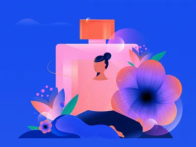 Beauty Blooms characterdesign design graphic design illustration vector