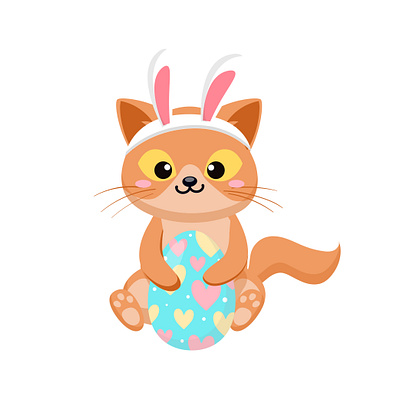 unique kitties design.bunny character design adobe illustration animal april carrot catart cute eastercats easterillustration egg ester ester egg graphic design holidayart illustration kitten kittensandeggs kitty pet spring springtime