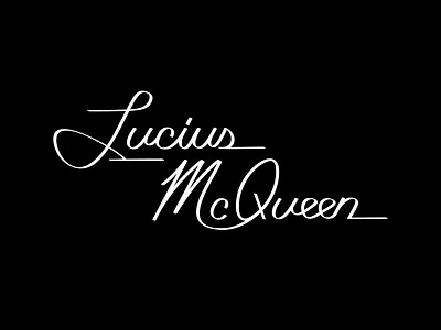 Lucius Script band logo calligraphy handlettering lettering logo minimal music script signature type typography