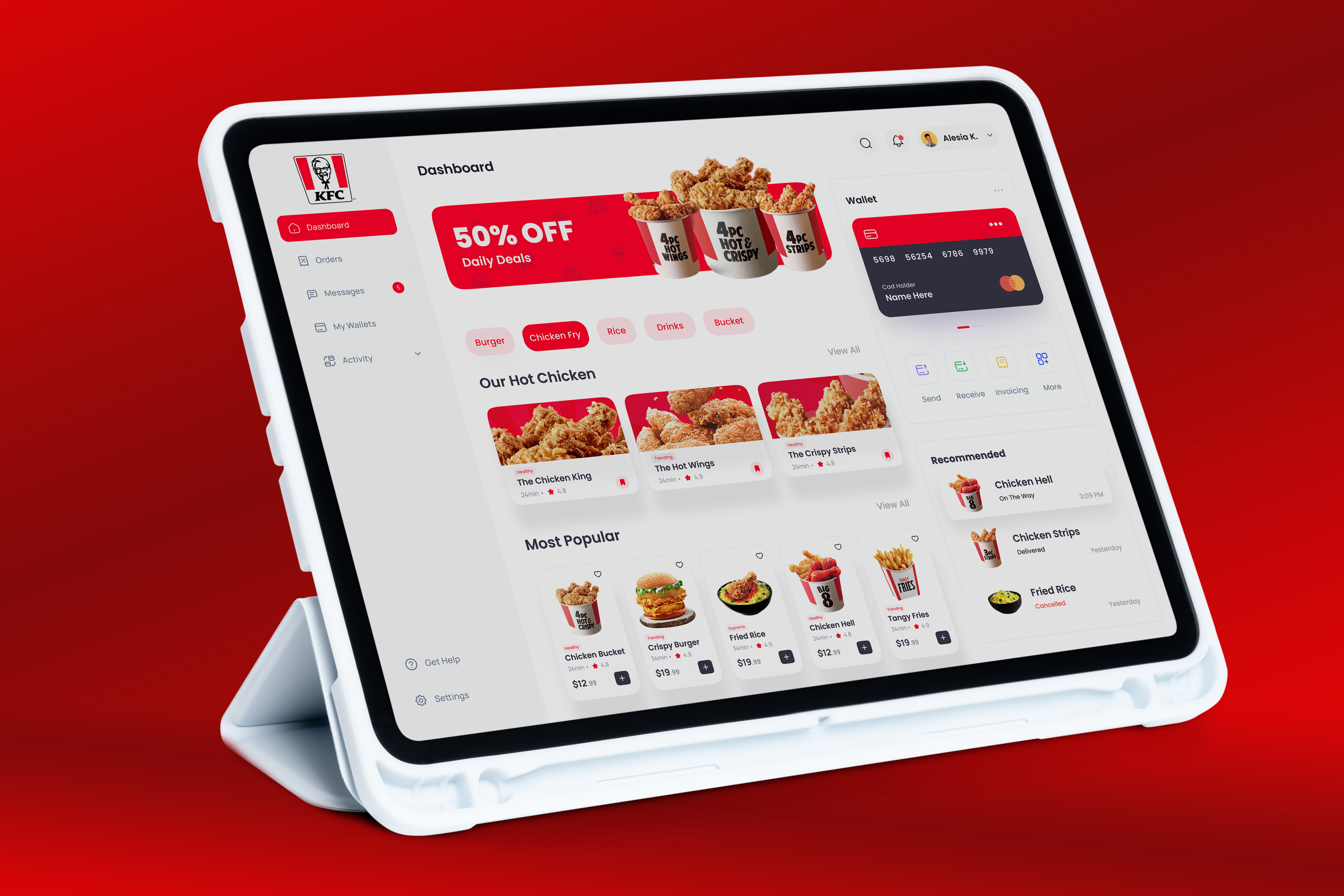 KFC Dashboard Redesign abstract accessibility corporate creative customerreview dashboardredesign design designrevamp kfcdashboard redesign restaurantdesign ui uidesign uiimprovemen uiux uiuxdesign userexperience userinterface uximprovement web