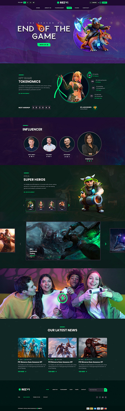 NFT Gaming Template gaming graphic design nft template ui uiux