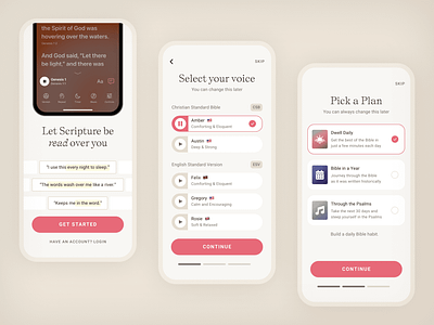 Dwell / Mobile Bible app branding design ios mobile uiux
