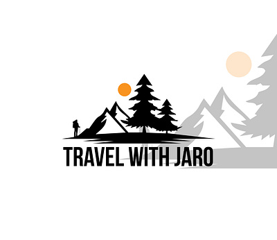 Modern Logo jaro logo mordern mountain tre travel vinage