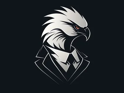 Mr. Hawk, the secret kind of Wall Street art bird branding design desing graphic design hawk hawkish icon illustration logo midjourney ui vector