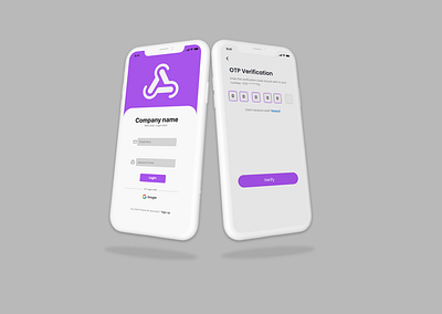 Login OTP Design design graphic design logo ui ux