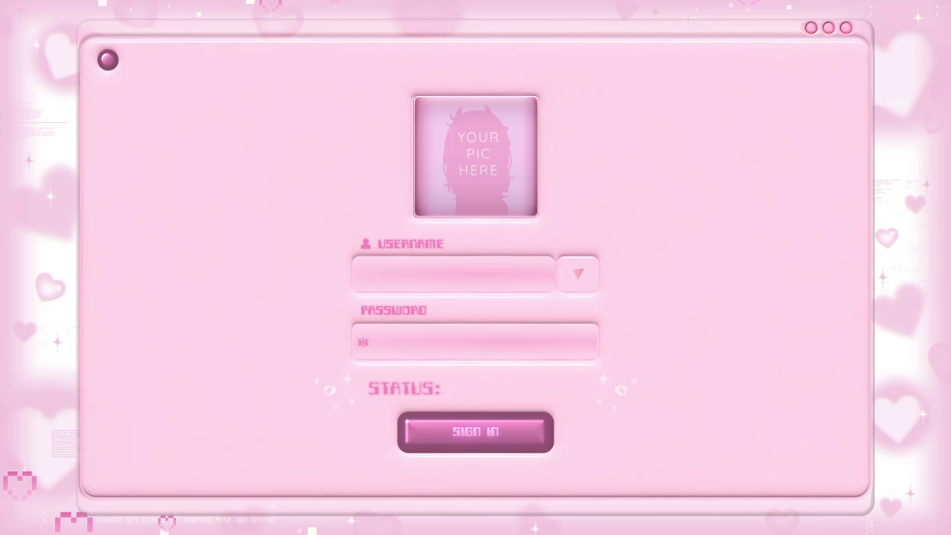 Intro Templates #3: Y2K Pink Cyber Aesthetic 🎮💖｜FREE Download 
