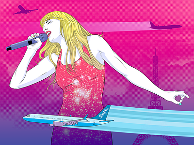 Taylor Swift, Dominic Bugatto for the NY Times dominic bugatto editorial illustration illustration illustration digital illustrationart illustrationartist illustrationzone illustrator music taylor swift