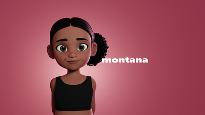 montana 3d cartoon cartoon character character design design stylised stylized toon