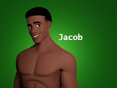 jacob 3d cartoon cartoon character character design design stylised stylized toon