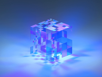 Cube 3d abstract animation background blocks branding colorful concept cube design endless geometric light loop motion render rotating shape technology