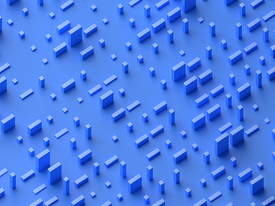 Geometric background 3d abstract background blender blocks blue color branding clean concept cover cubes design geometric illustration minimalist render shape simple technology