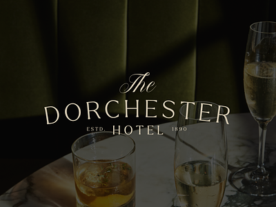 The Dorchester Hotel brand identity branding clean aesthetic design elevator icon elevator logo goodfolk goodfolk collective graphic design hospitality branding hotel hotel branding modern branding ontario sleek the dorchester vintage wordmark