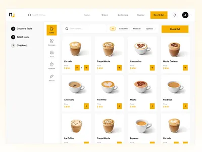 Nustly - Point of sales branding buy coffee design graphic design illustration kit logo motion graphics point of sales pos shop ui ui design uidesign uikit uikits uiux ux