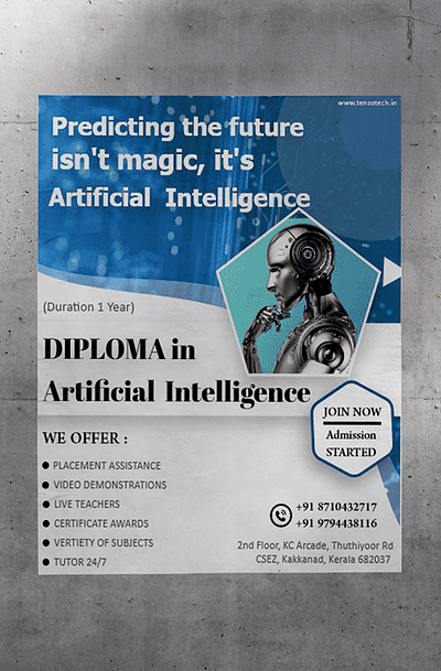 Artificial Intelligence Online Course #1 advertising ai ai course creative creatives design designer designinspiration digitalart digitalmarketing graphic graphic design graphicdesign graphicdesigners online course photoshop poster posterdesign socialmedia socila media post