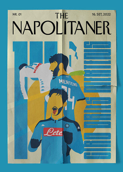 Ciruzzo Mertens Tribute graphic design illustration poster soccer tipography visual