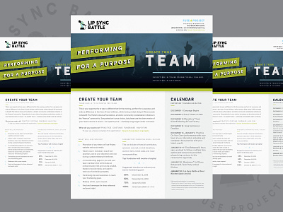 LSB | Team Criteria Page brand content design event event design event material graphic design handout design materials print promo promo material team page